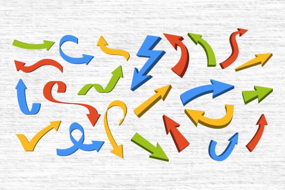 Color Arrow Icons: Curved Directional Review for Real Projects