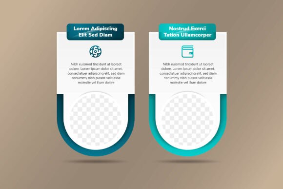 Curve Infographic Round Side: A Modern Graphic Design Asset for Content Creators
