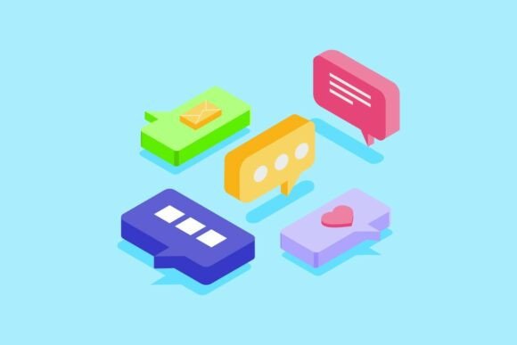 Isometric Speech Bubbles: Elevating Graphics and Illustrations for Content Publishing