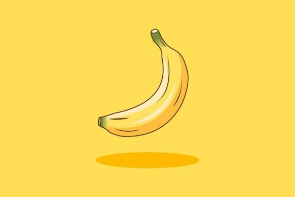 Modern Banana Illustration Vector Graphic for Creative Sellers